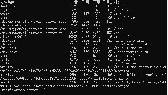 Linux分区表图